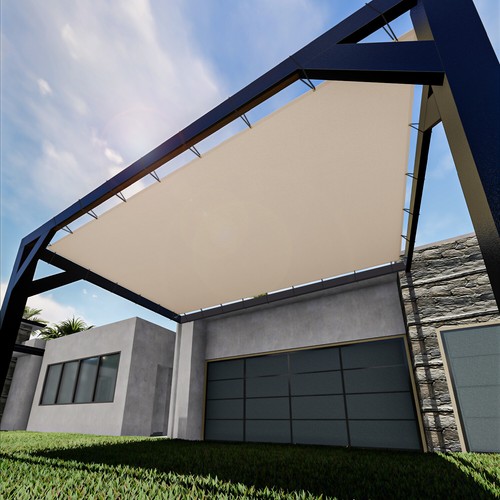 20ft waterproof sun shade sail - 20ft,